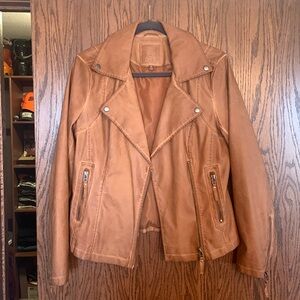Faux Leather Jacket